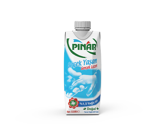Pınar %1,5 Yağlı Süt 500 ml
